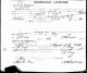 Marriage License for Luther Liggett and Ruth Gray