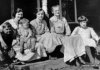 Minnie Pagels Kull with children